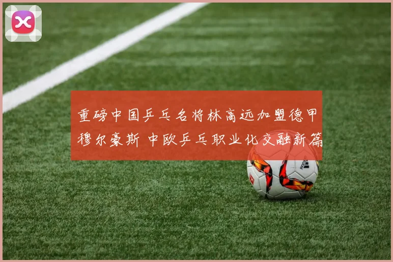 重磅中国乒乓名将林高远加盟德甲穆尔豪斯 中欧乒乓职业化交融新篇